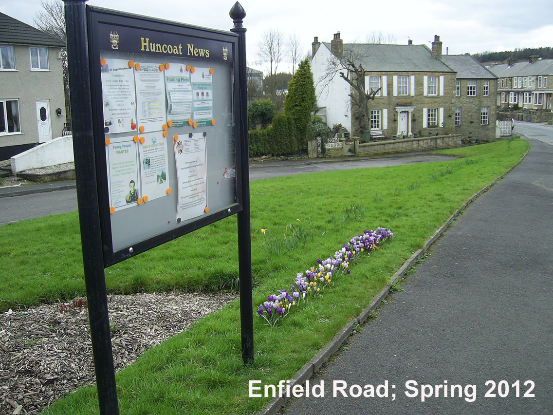 Enfield Road in Spring